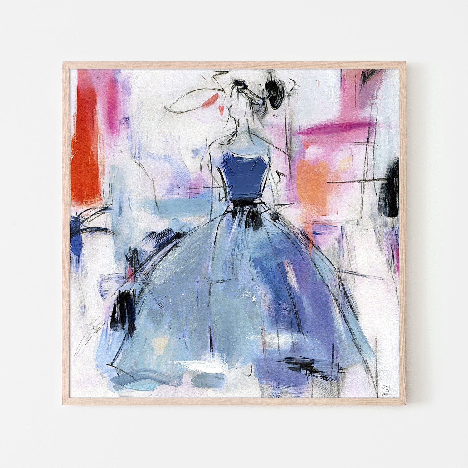 wall-art-print-canvas-poster-framed-Fashion Abstract, Style A-6