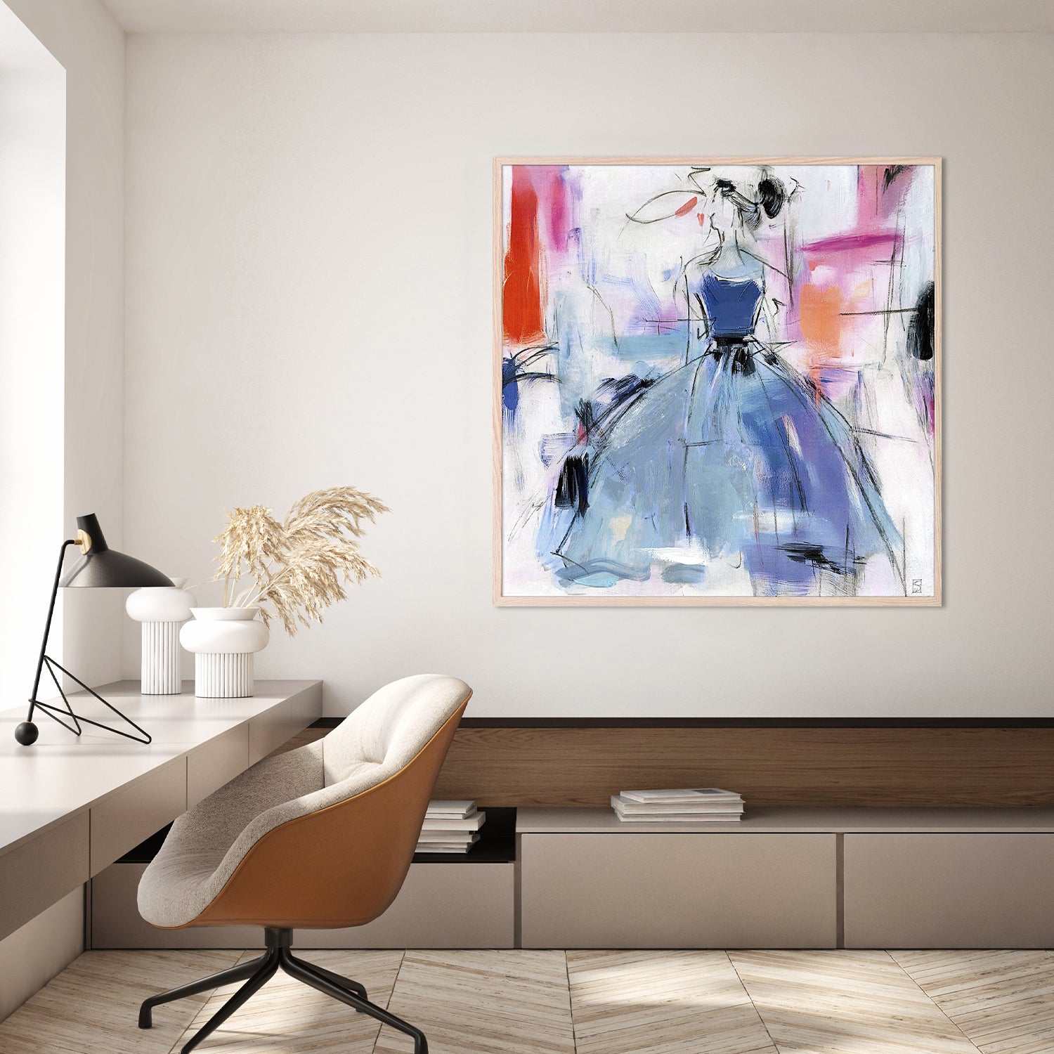 wall-art-print-canvas-poster-framed-Fashion Abstract, Style A-8