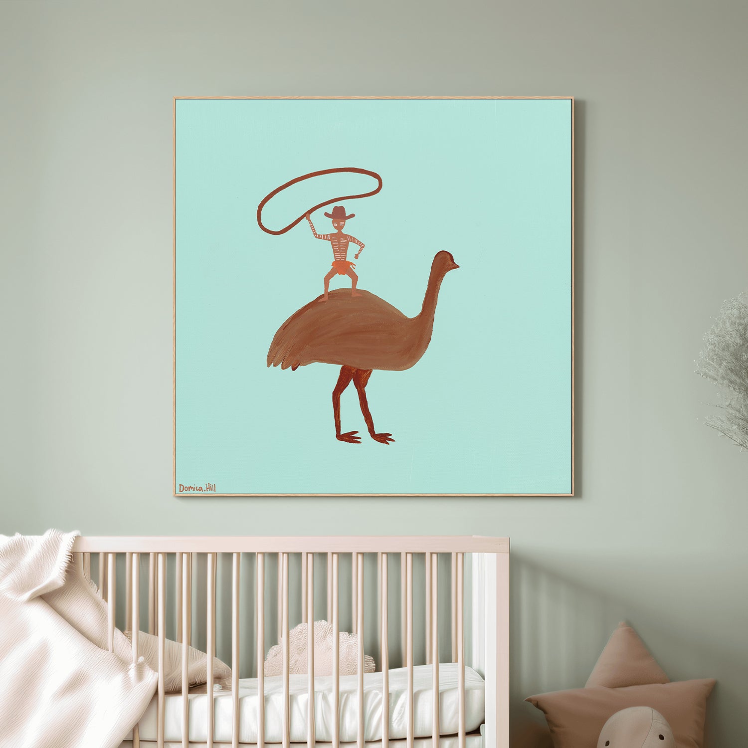 wall-art-print-canvas-poster-framed-Feathers and Rope-2