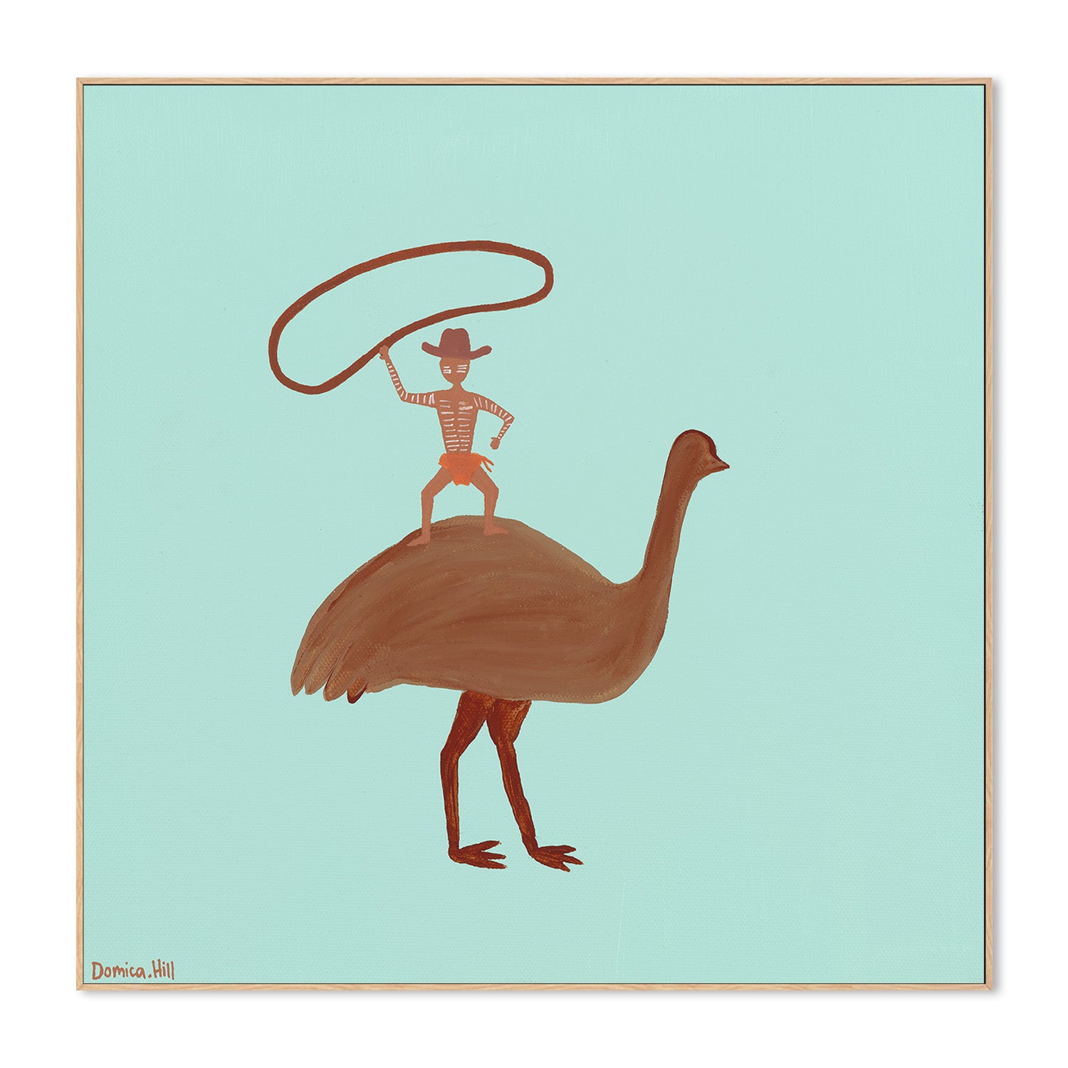 wall-art-print-canvas-poster-framed-Feathers and Rope-4