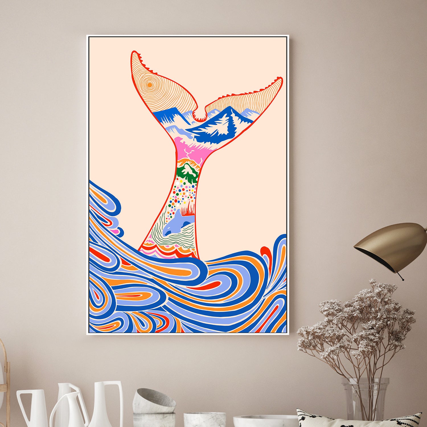 wall-art-print-canvas-poster-framed-Feeling Blue-2
