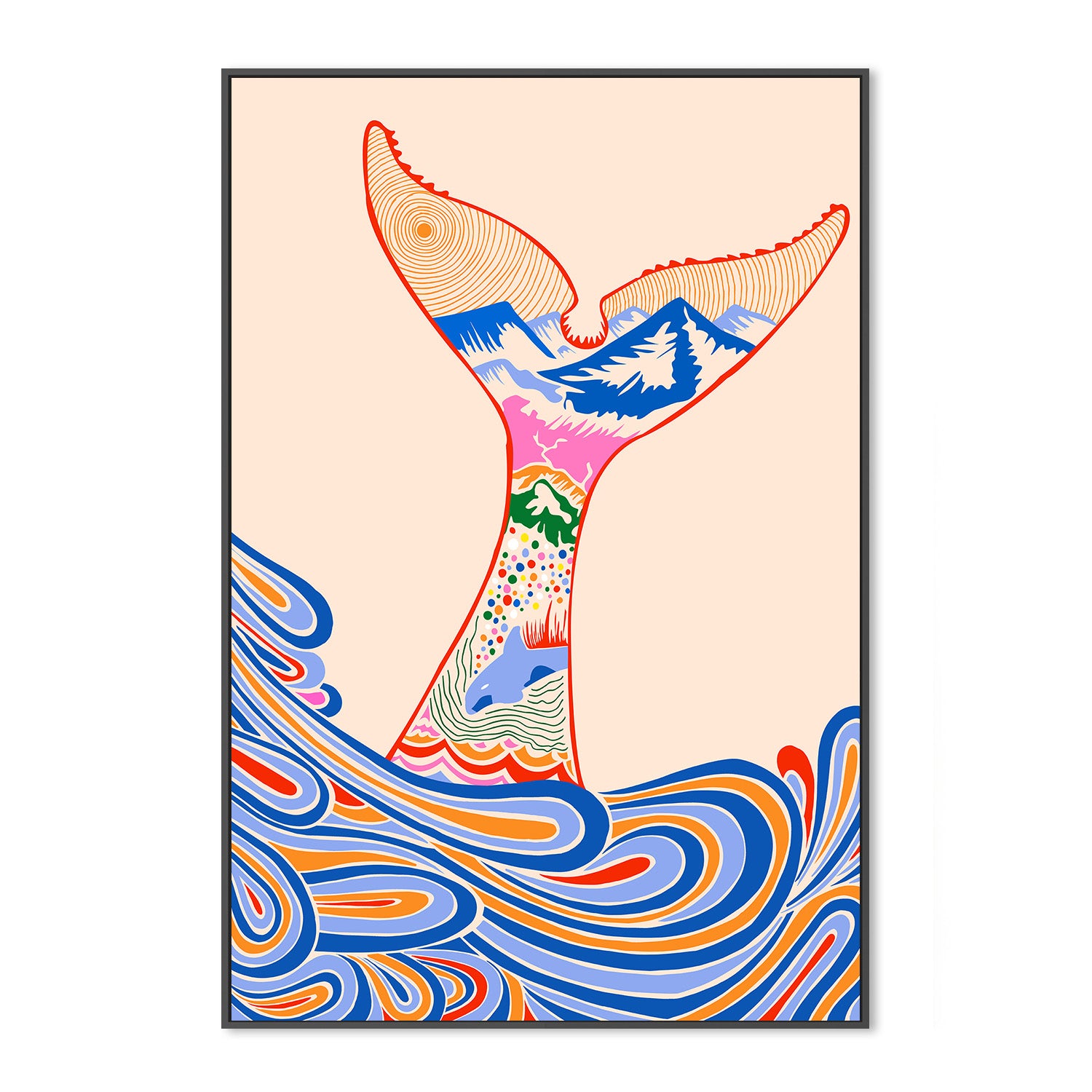 wall-art-print-canvas-poster-framed-Feeling Blue-3