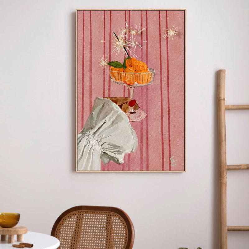 wall-art-print-canvas-poster-framed-Festive Tangerine , By Ekaterina Zagorska-2