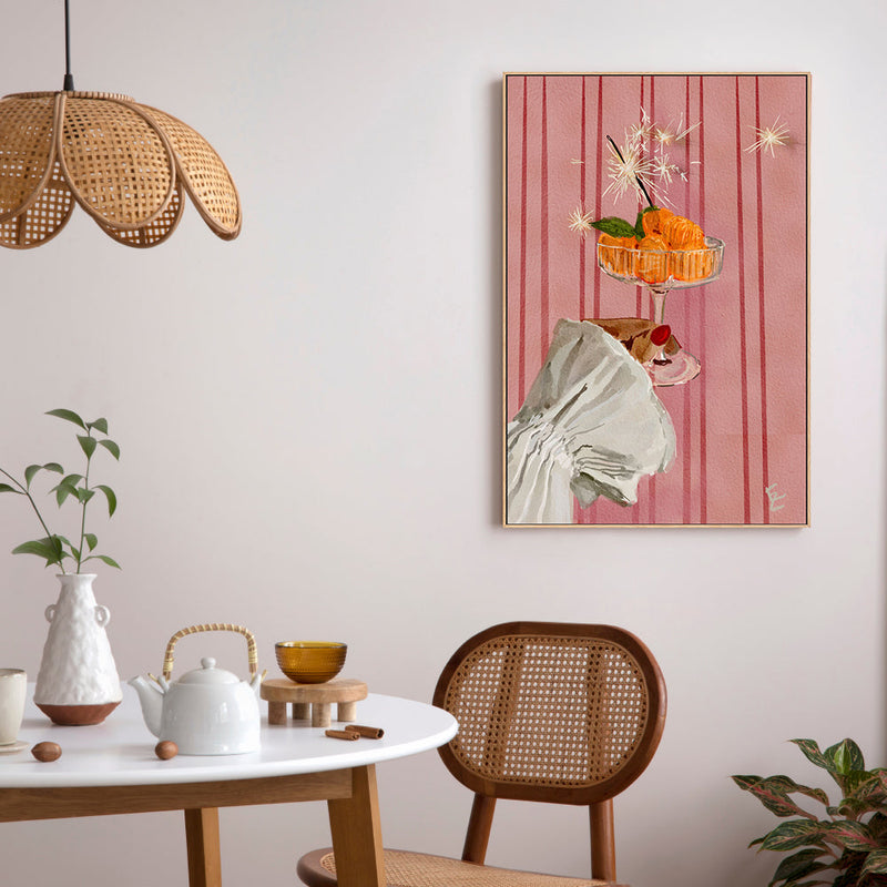wall-art-print-canvas-poster-framed-Festive Tangerine , By Ekaterina Zagorska-7