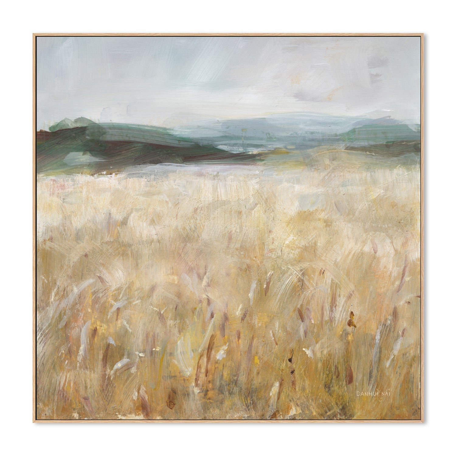wall-art-print-canvas-poster-framed-Field of Gold, Style A , By Danhui Nai-4