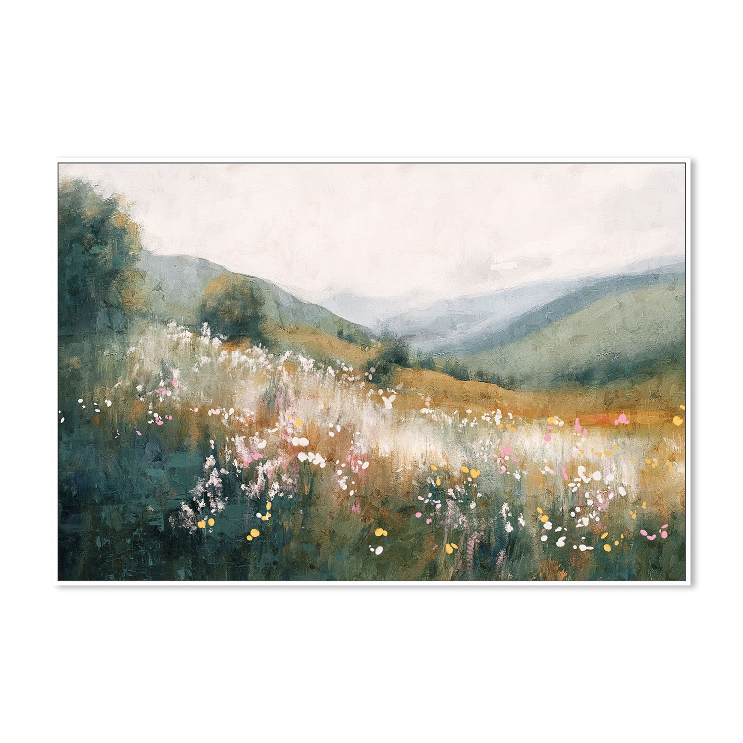 wall-art-print-canvas-poster-framed-Fields of Tranquility, Style B-5