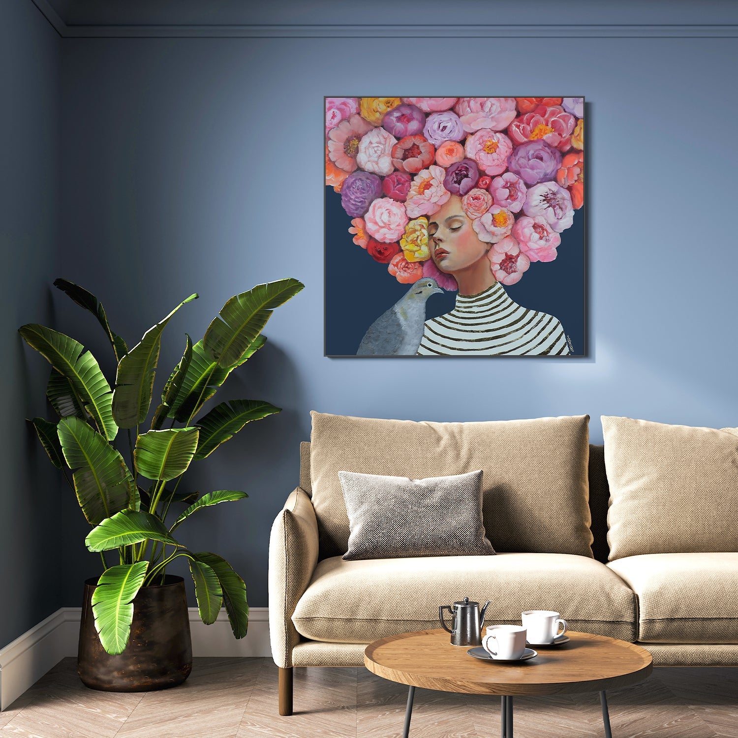 wall-art-print-canvas-poster-framed-Fiori , By Sylvie Demers-7