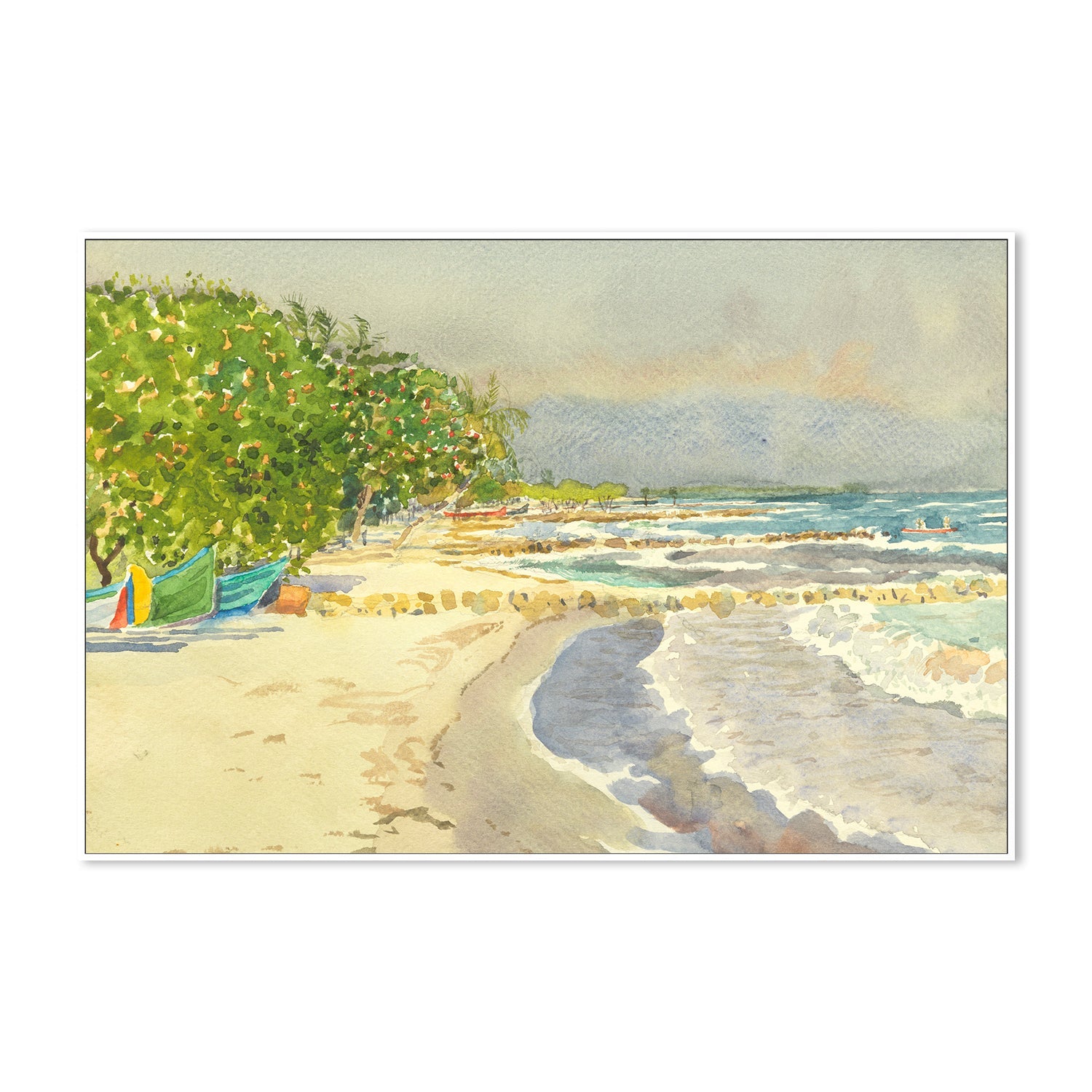 wall-art-print-canvas-poster-framed-Fishing Boats , By David Dallison-5