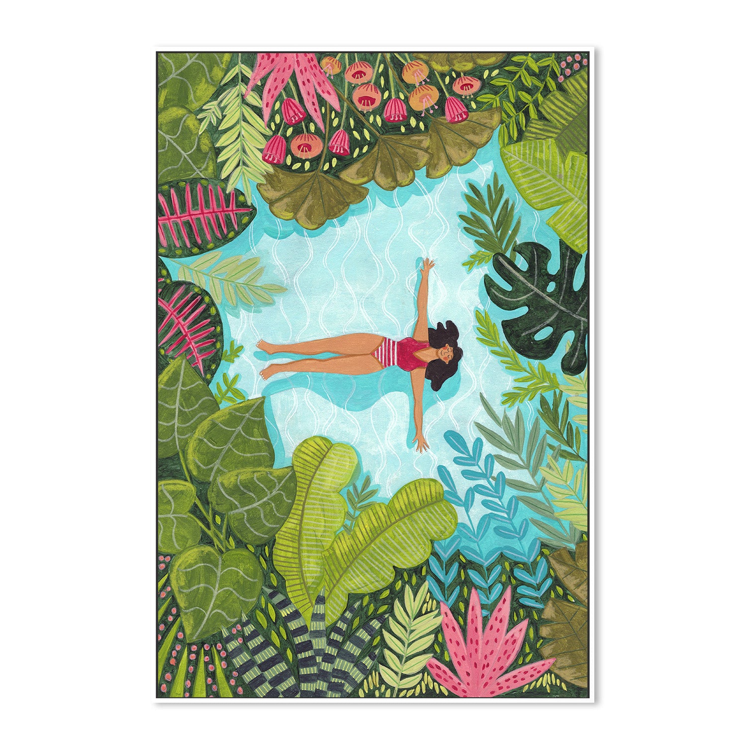 wall-art-print-canvas-poster-framed-Floating in Tropical Sea-5
