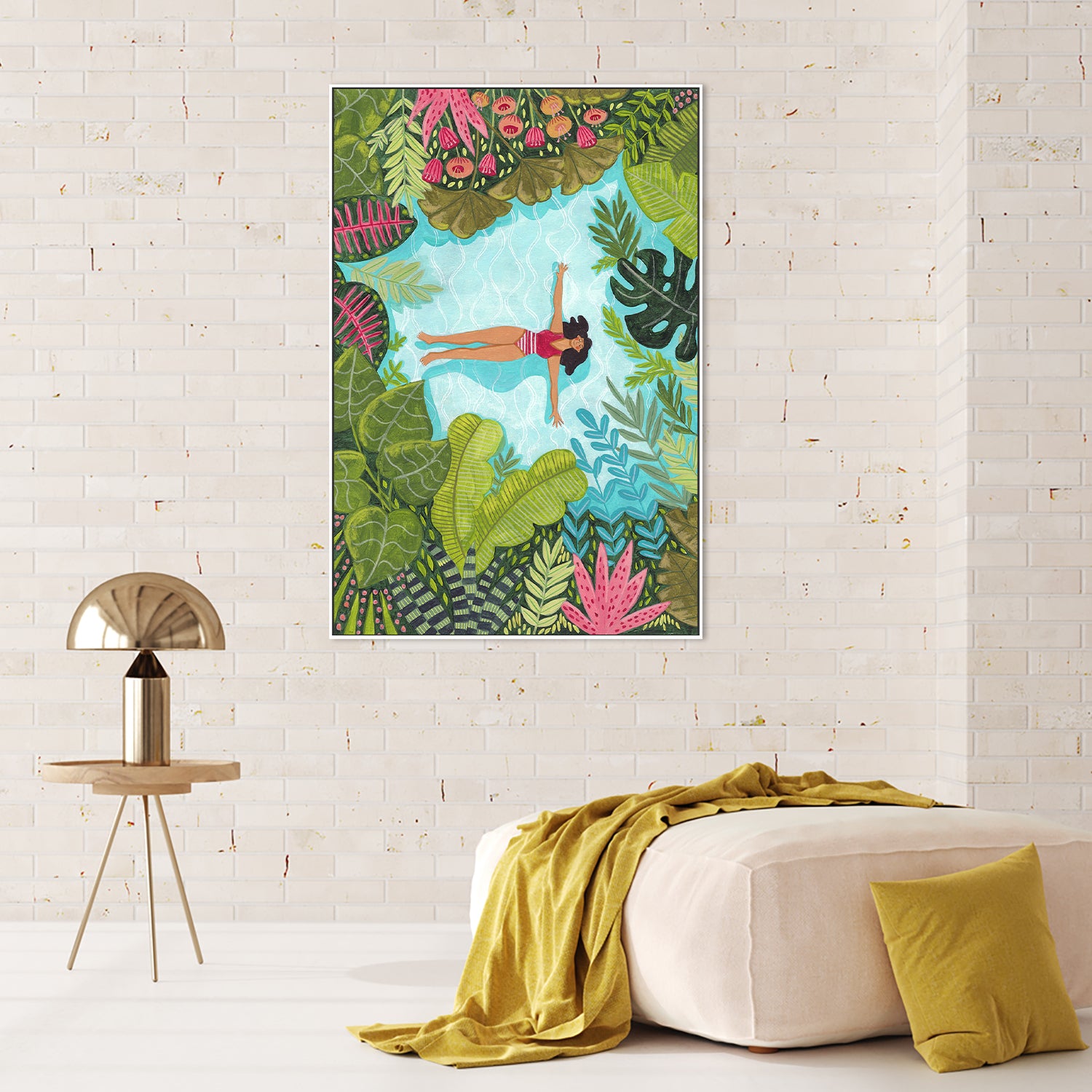 wall-art-print-canvas-poster-framed-Floating in Tropical Sea-8