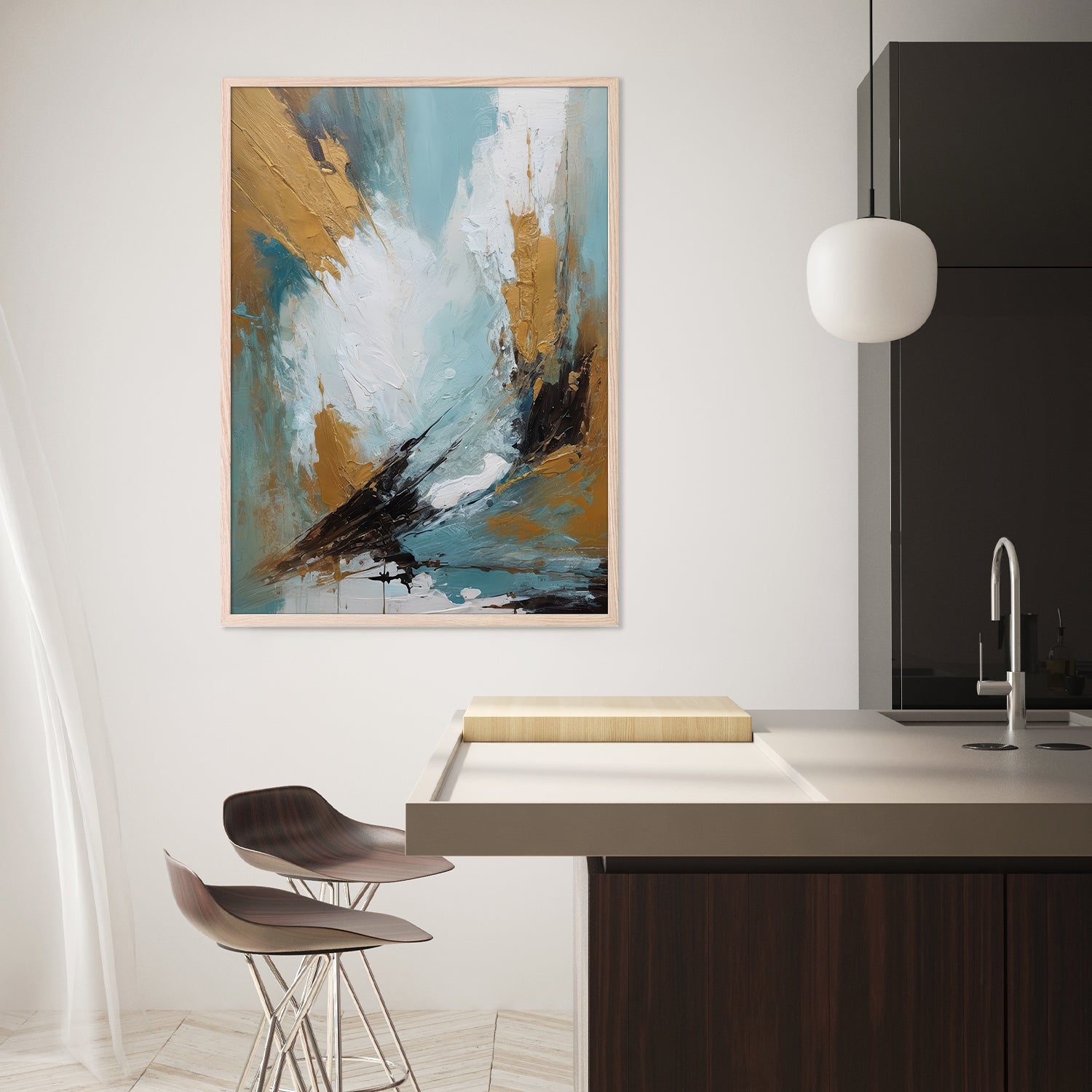 wall-art-print-canvas-poster-framed-flock of swallows-8