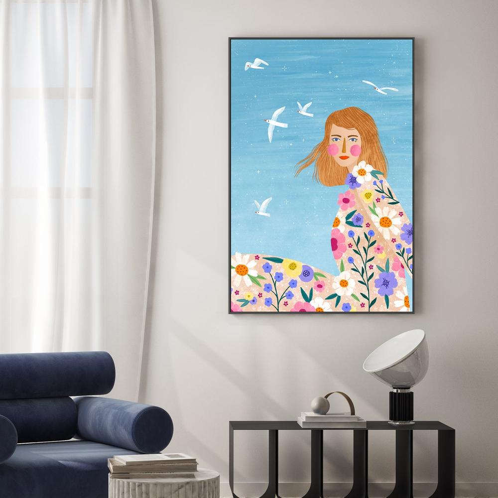wall-art-print-canvas-poster-framed-Floral Breeze-2