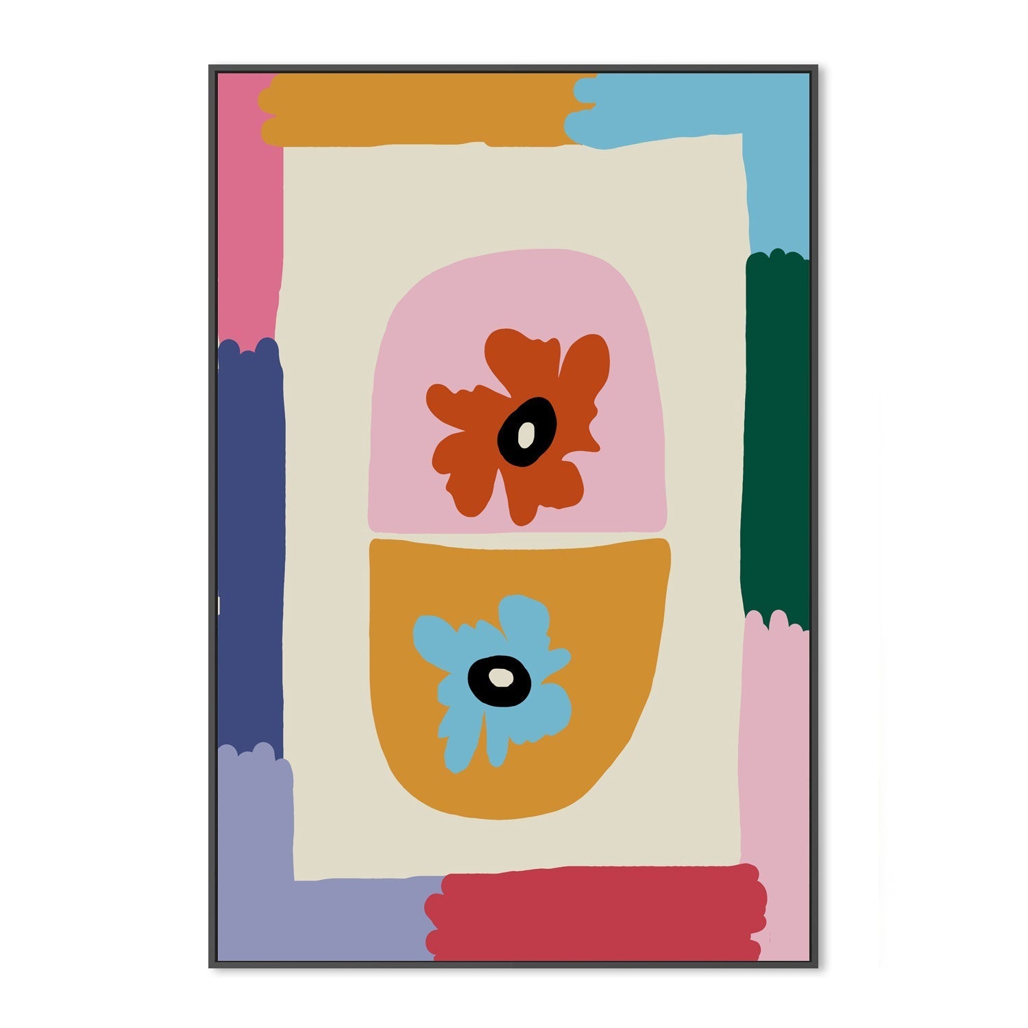 wall-art-print-canvas-poster-framed-Floral Capsule , By Miho Art Studio , By Miho Art Studio-3