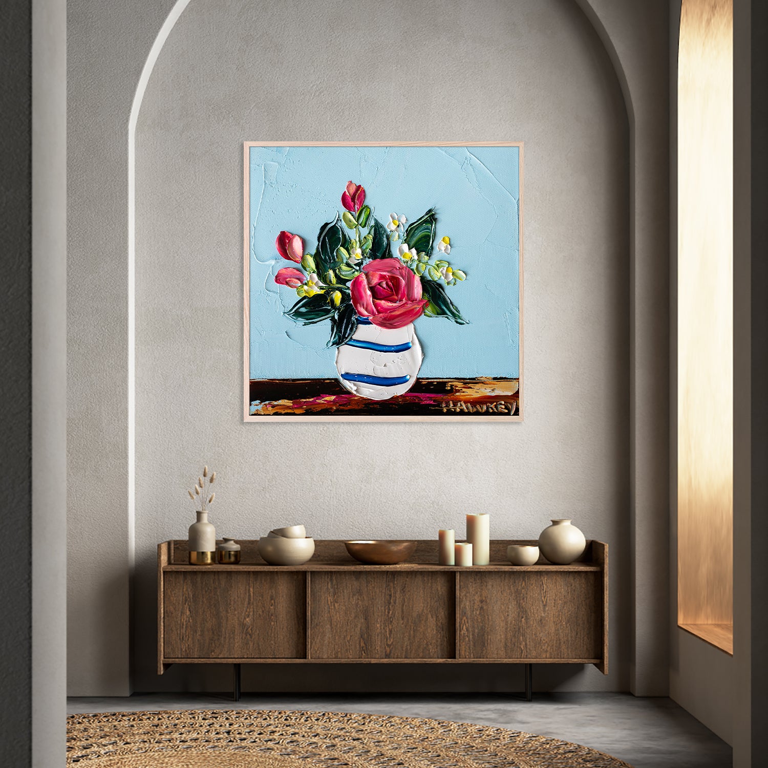wall-art-print-canvas-poster-framed-Floral Celebration-8