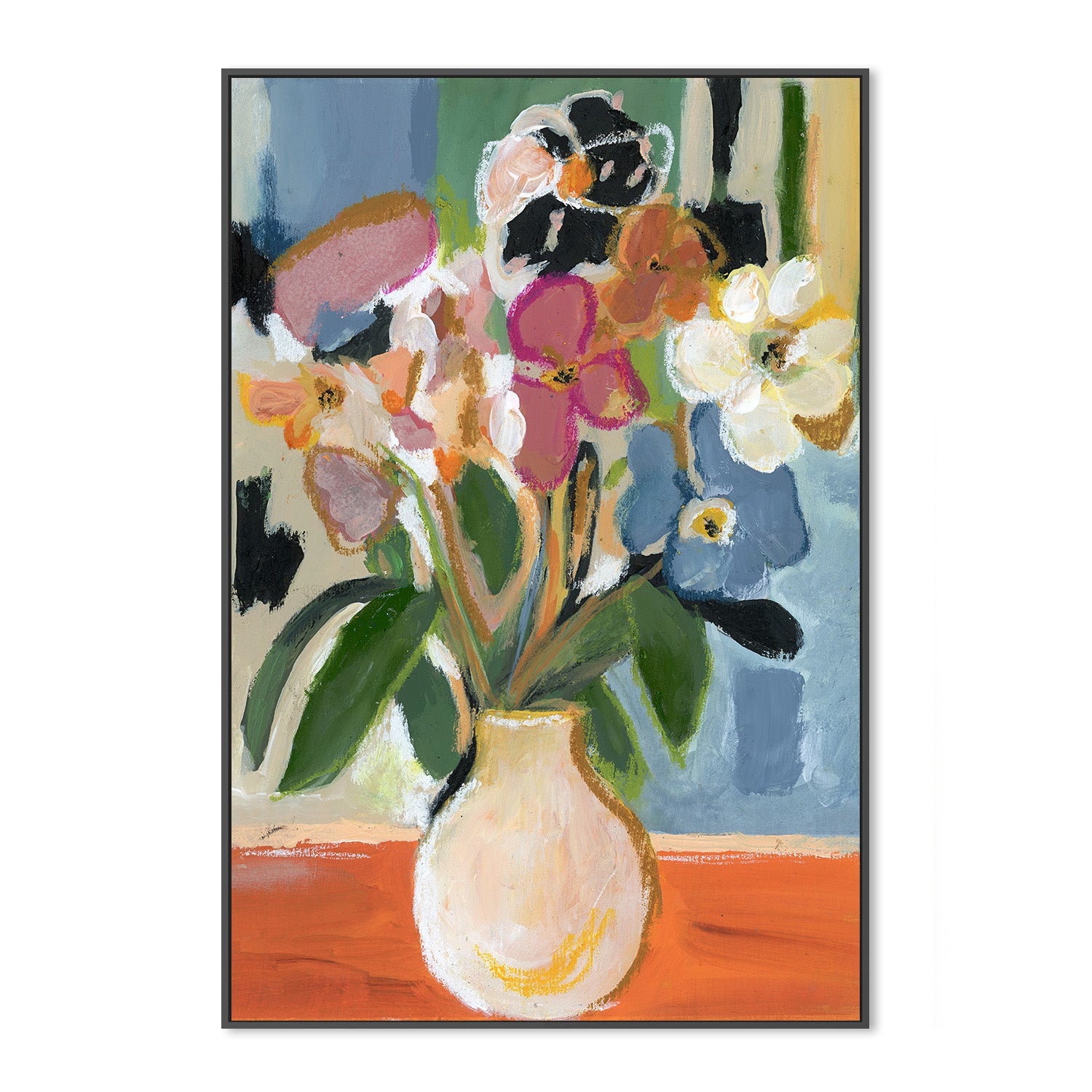 wall-art-print-canvas-poster-framed-Floral Embrace-3