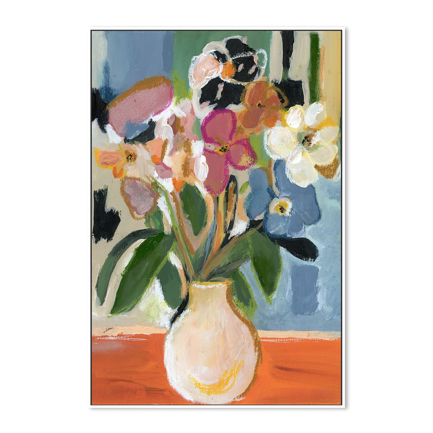 wall-art-print-canvas-poster-framed-Floral Embrace-5