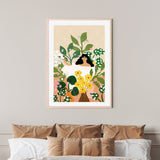 wall-art-print-canvas-poster-framed-Floral Embrace , By Alja Horvat-GIOIA-WALL-ART