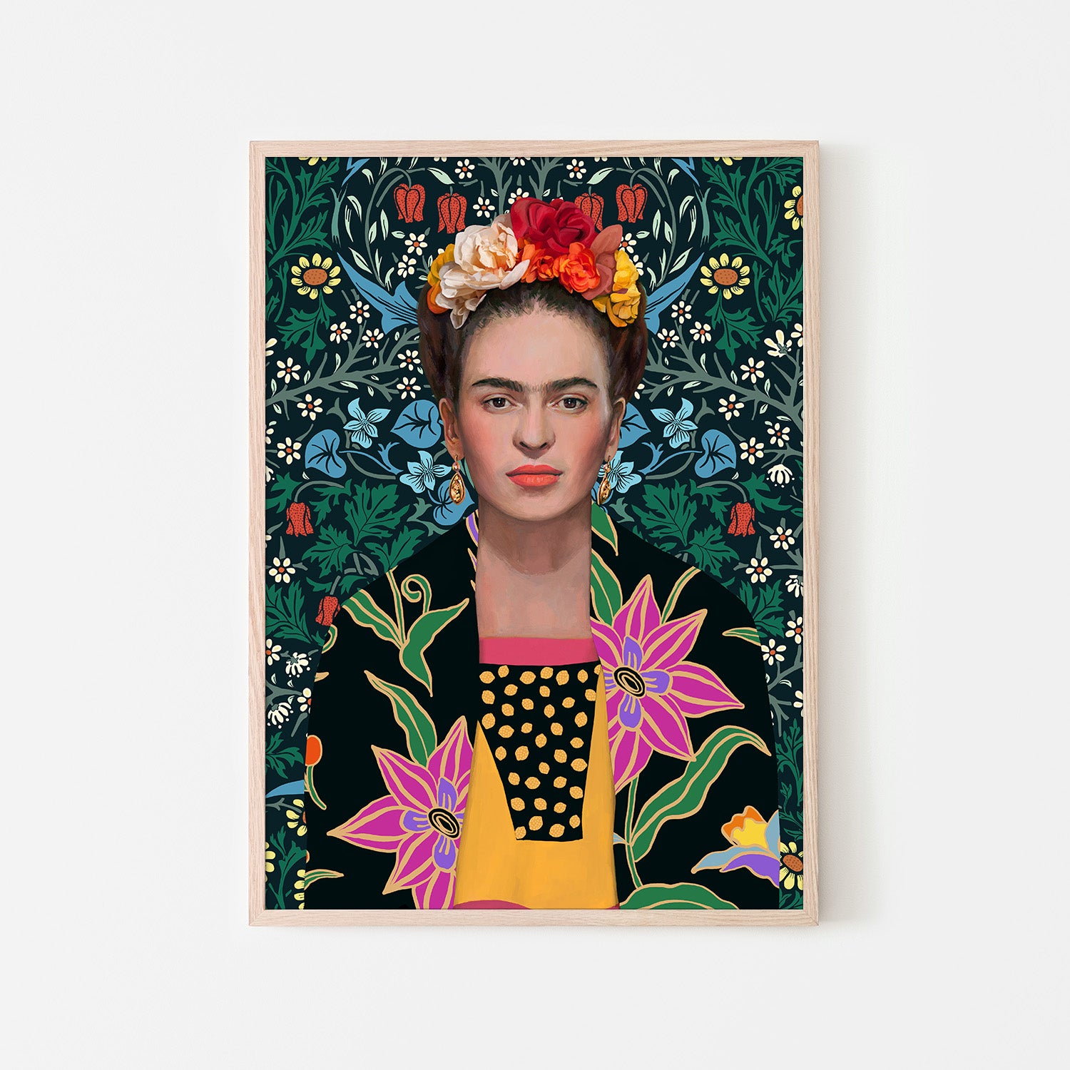 wall-art-print-canvas-poster-framed-Floral Essence-6