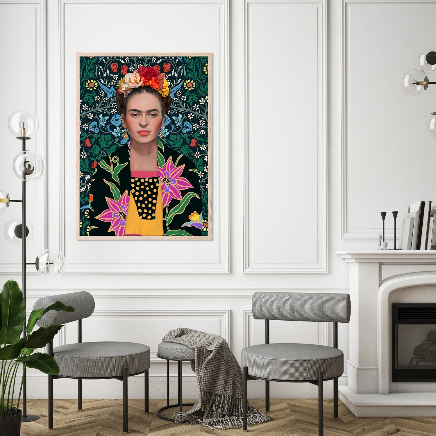 wall-art-print-canvas-poster-framed-Floral Essence-9
