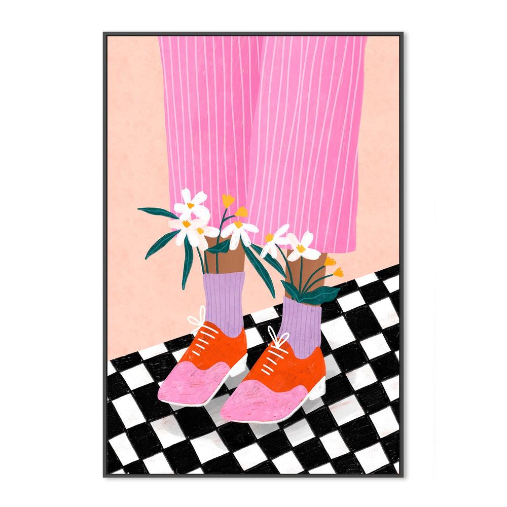 wall-art-print-canvas-poster-framed-Floral Feet Fashion-3
