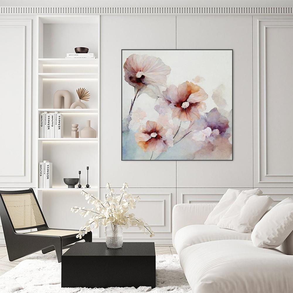 wall-art-print-canvas-poster-framed-Floral Harmony , By Leah Mclean-7