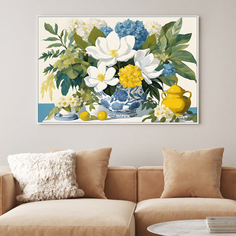 wall-art-print-canvas-poster-framed-Floral Tapestry , By Julie Lynch-2