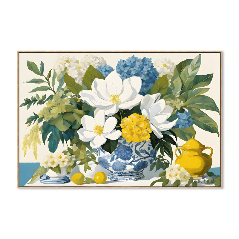 wall-art-print-canvas-poster-framed-Floral Tapestry , By Julie Lynch-4