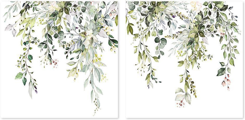 wall-art-print-canvas-poster-framed-Floral Twigs In Breeze, Set Of 2-by-Gioia Wall Art-Gioia Wall Art