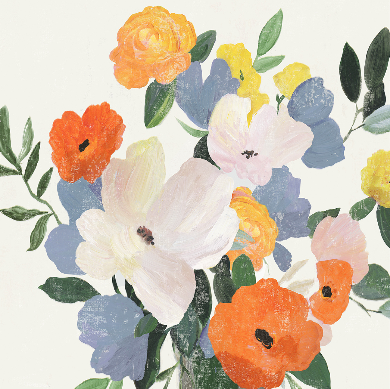 wall-art-print-canvas-poster-framed-Florals In Vase, Style A , By Asia Jensen-1