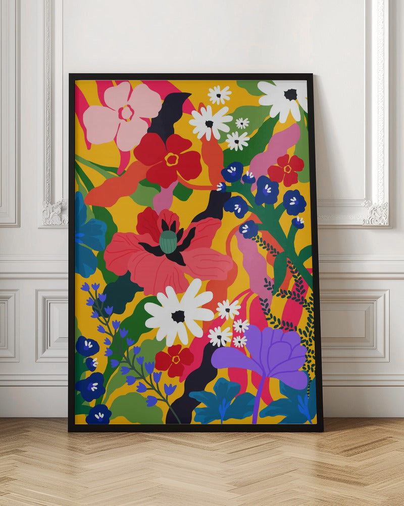 wall-art-print-canvas-poster-framed-Flourish in Colour , By Rafaela Mascaro-4