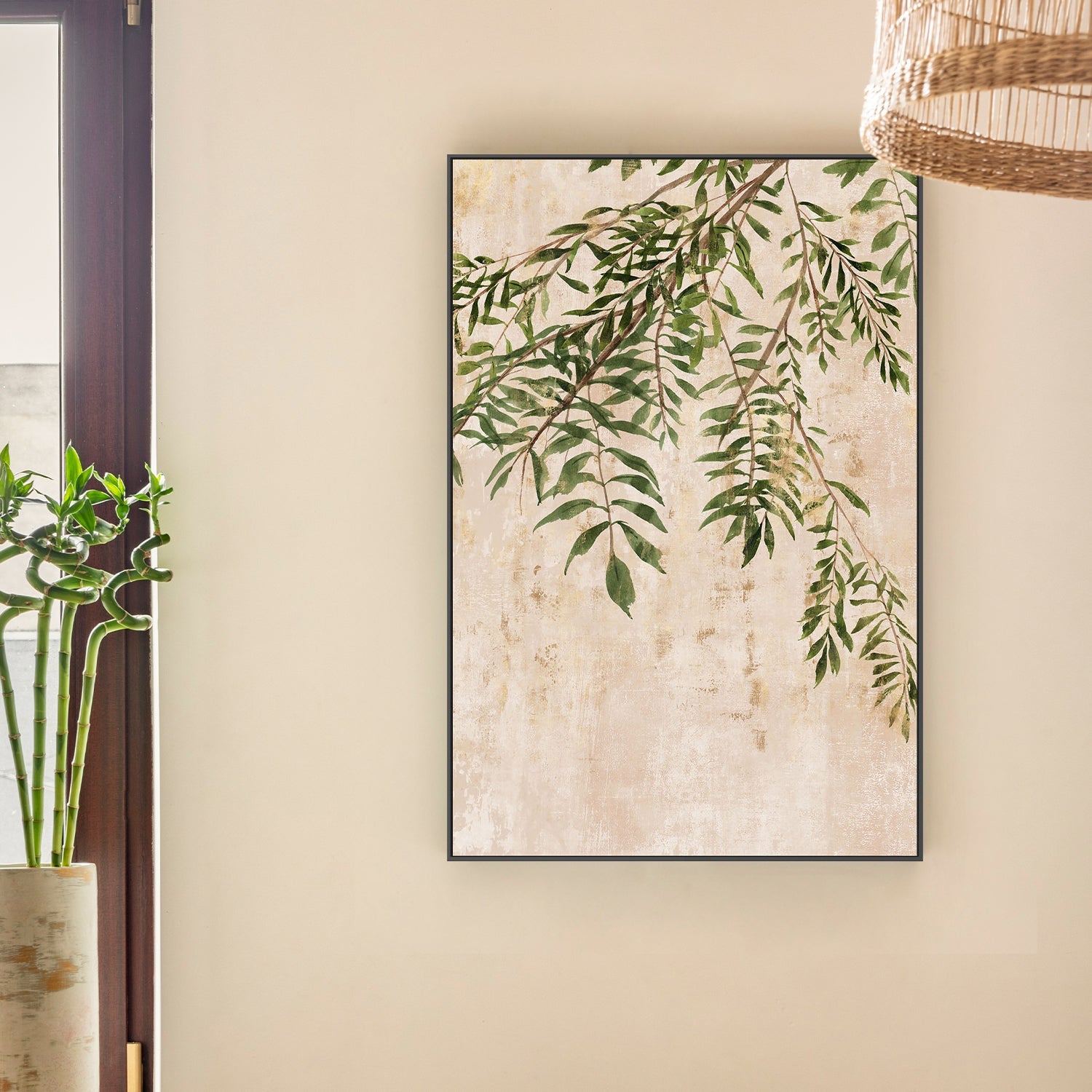 wall-art-print-canvas-poster-framed-Flourishing Leaves, Style A , By Isabelle Z-2