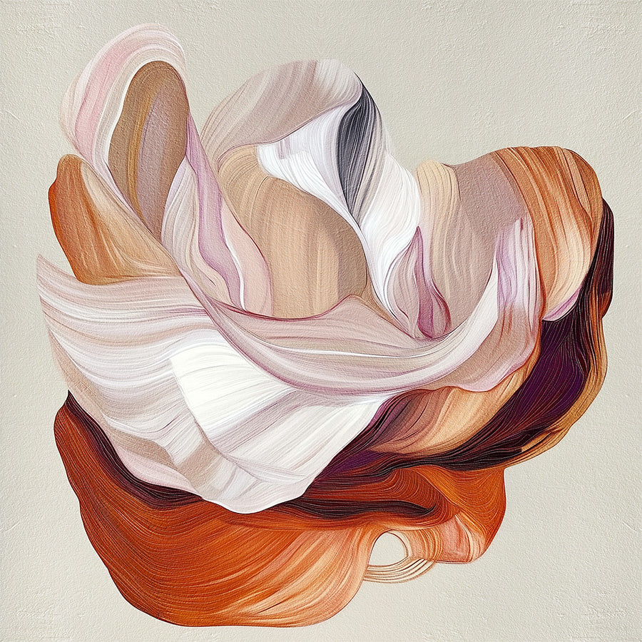 wall-art-print-canvas-poster-framed-Flow Flower, Style B-1