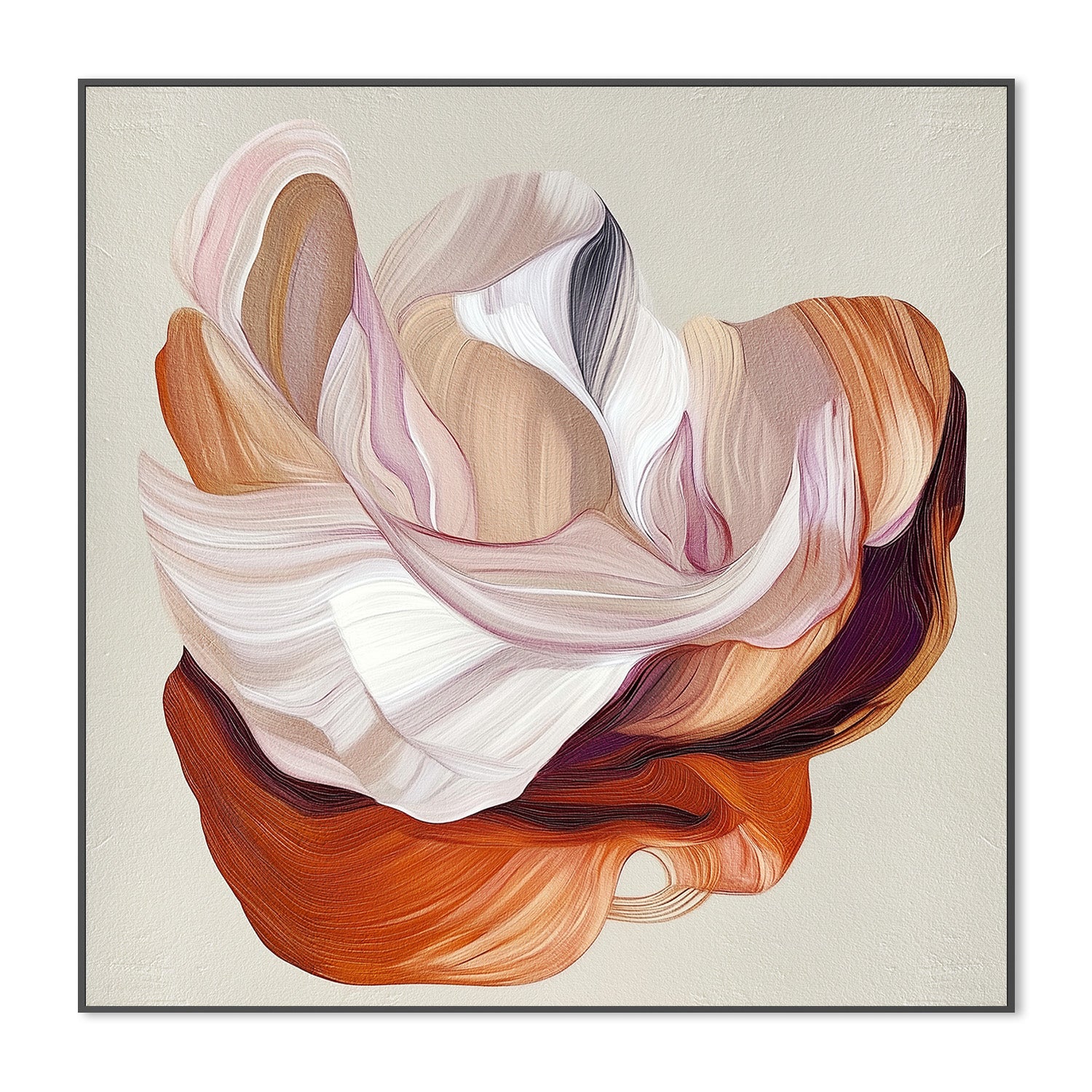 wall-art-print-canvas-poster-framed-Flow Flower, Style B-3