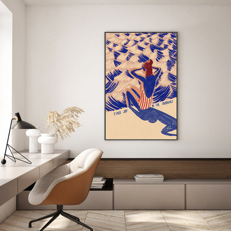 wall-art-print-canvas-poster-framed-Flow Joy In The Ordinary-GIOIA-WALL-ART