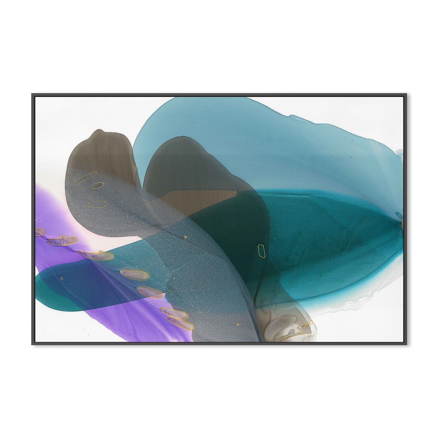 wall-art-print-canvas-poster-framed-Flow of Tranquil Colors-3