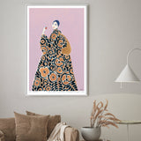 wall-art-print-canvas-poster-framed-Flower Coat , By La Poire-GIOIA-WALL-ART