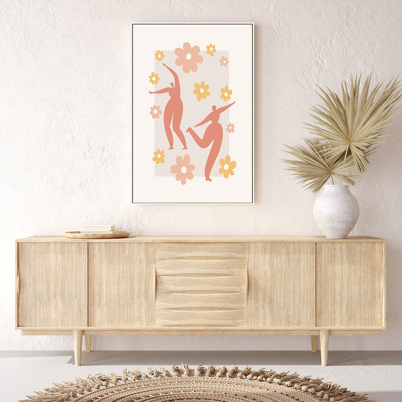 wall-art-print-canvas-poster-framed-Flower Dancers-GIOIA-WALL-ART