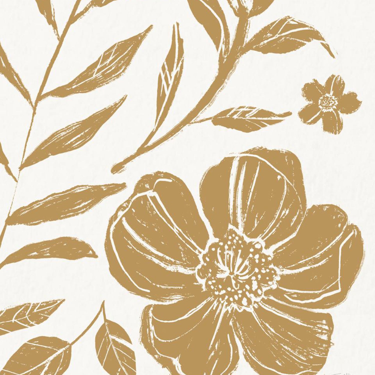 wall-art-print-canvas-poster-framed-Flower Fest, Style A, Mono-11