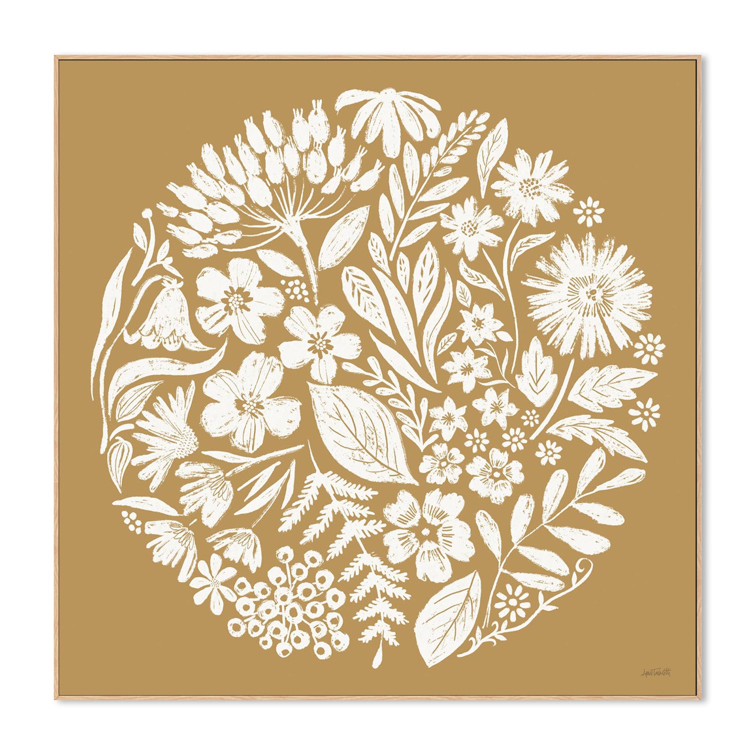 wall-art-print-canvas-poster-framed-Flower Fest, Style C-4