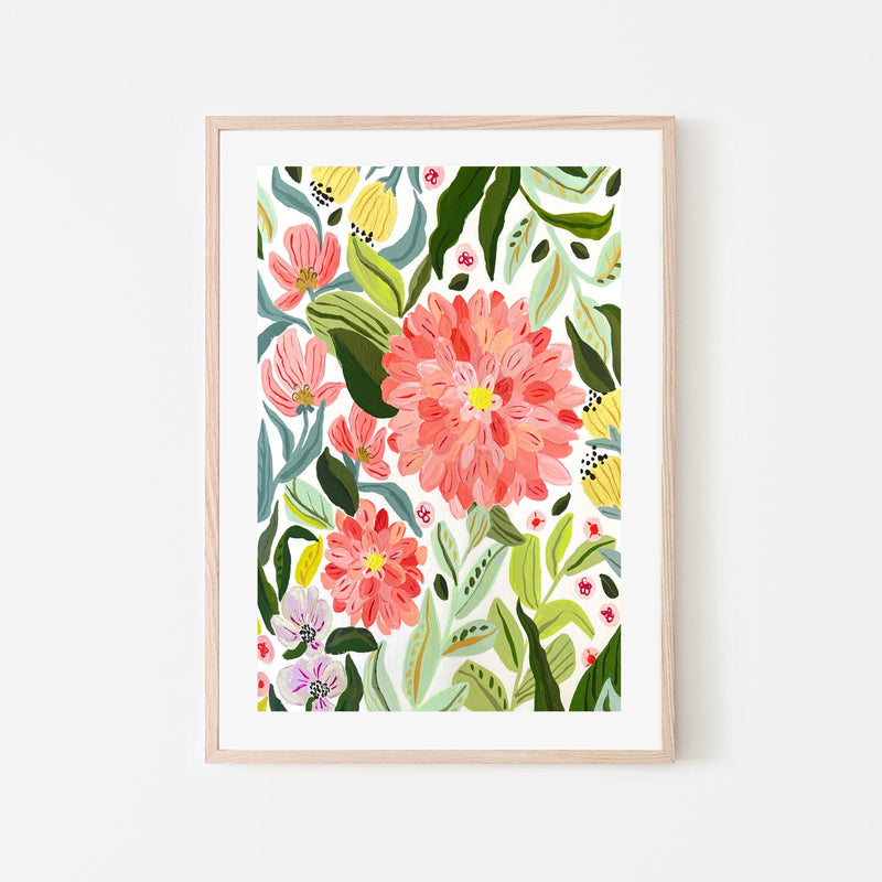 wall-art-print-canvas-poster-framed-Flower Fete , By Kelly Angelovic-6