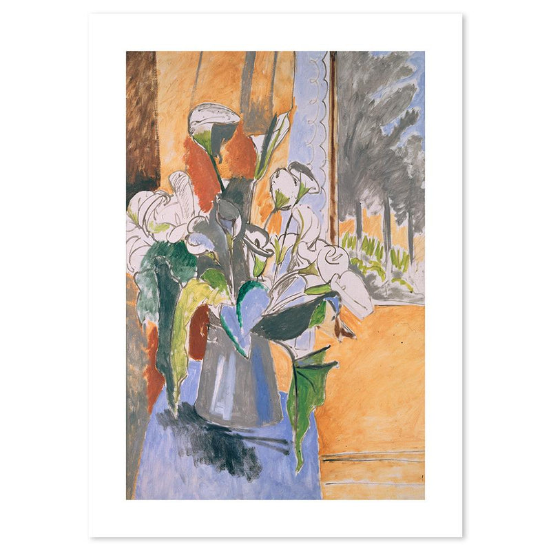 wall-art-print-canvas-poster-framed-Flowers On The Windowsill, By Henri Matisse-by-Gioia Wall Art-Gioia Wall Art