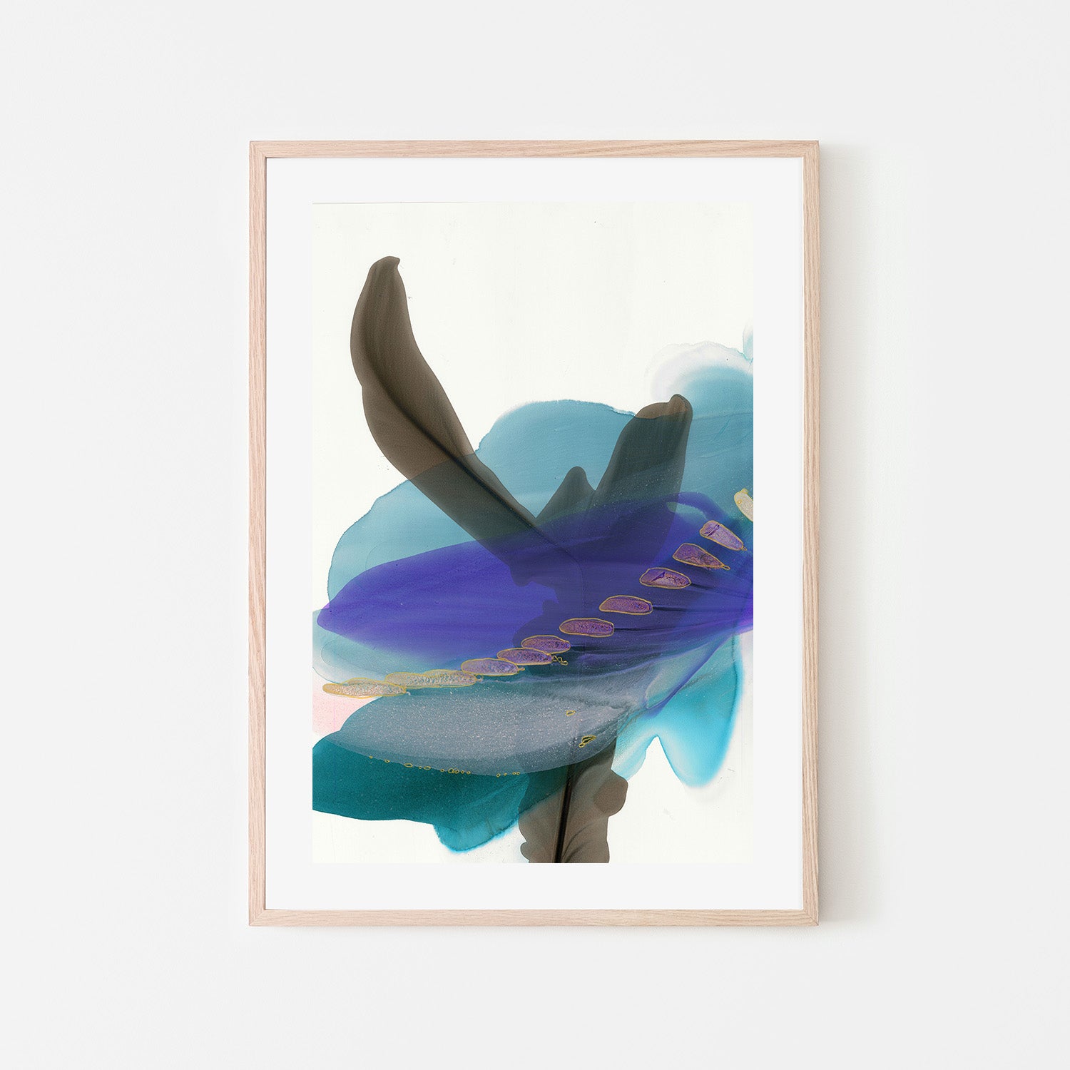 wall-art-print-canvas-poster-framed-Flowing Colors and Organic Forms-6