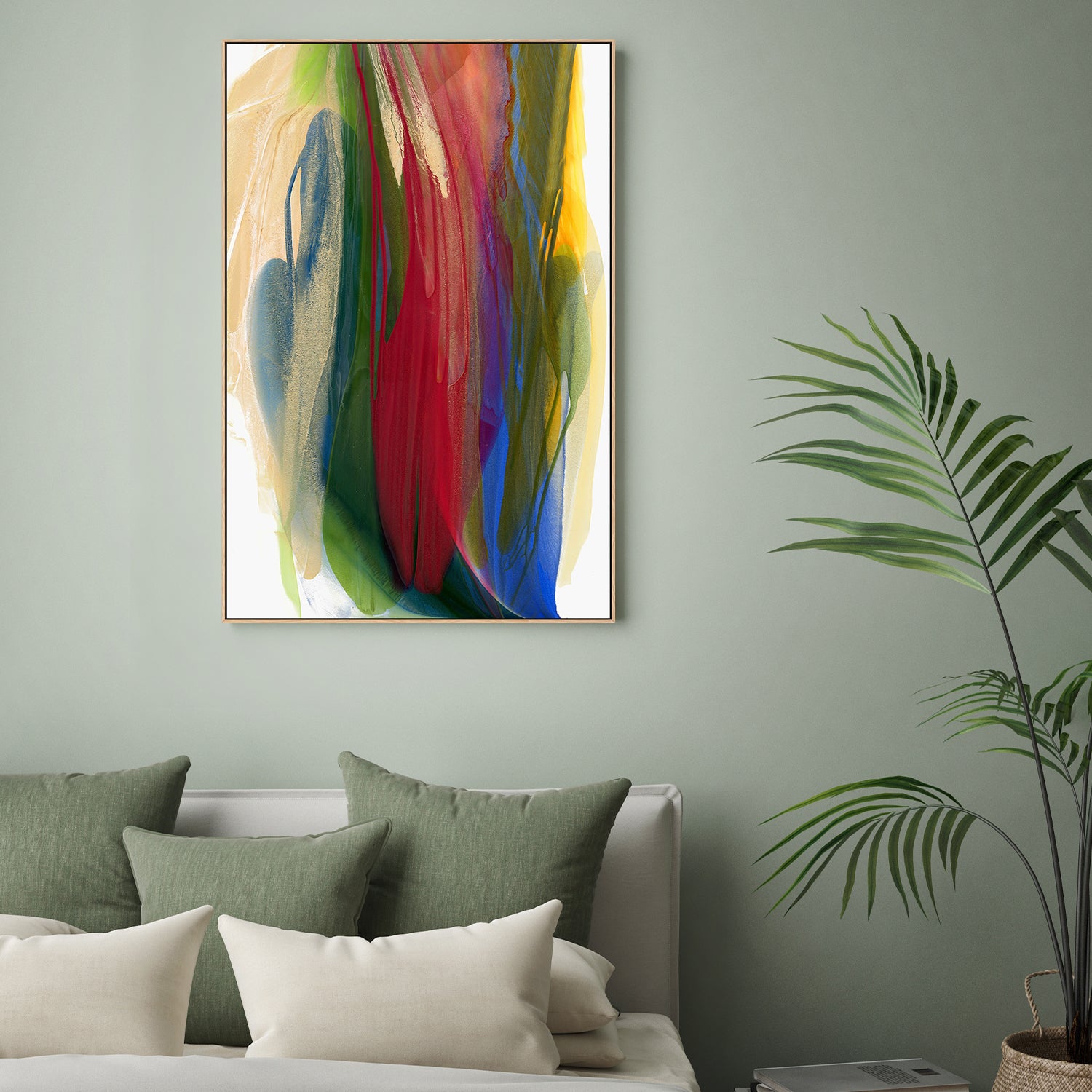 wall-art-print-canvas-poster-framed-Flowing Colors in Harmony-7