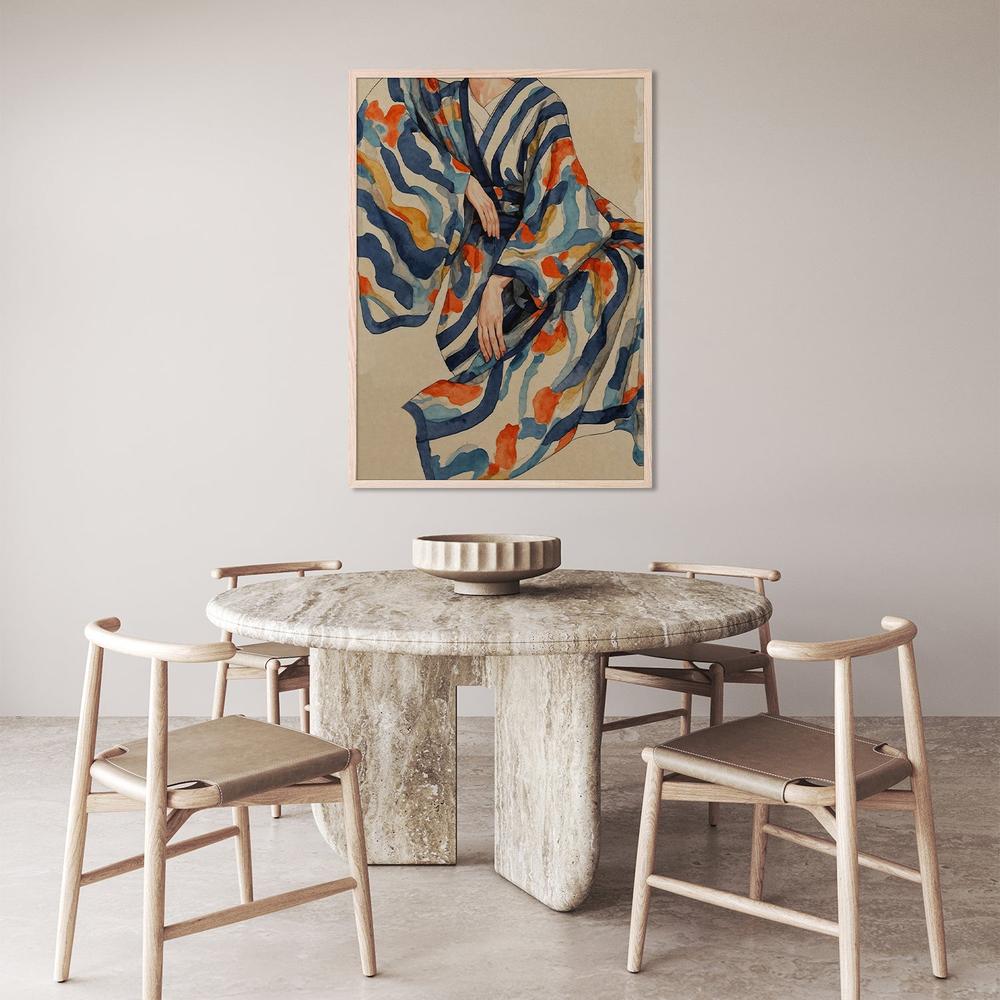 wall-art-print-canvas-poster-framed-Flowing Kimono Patterns-9