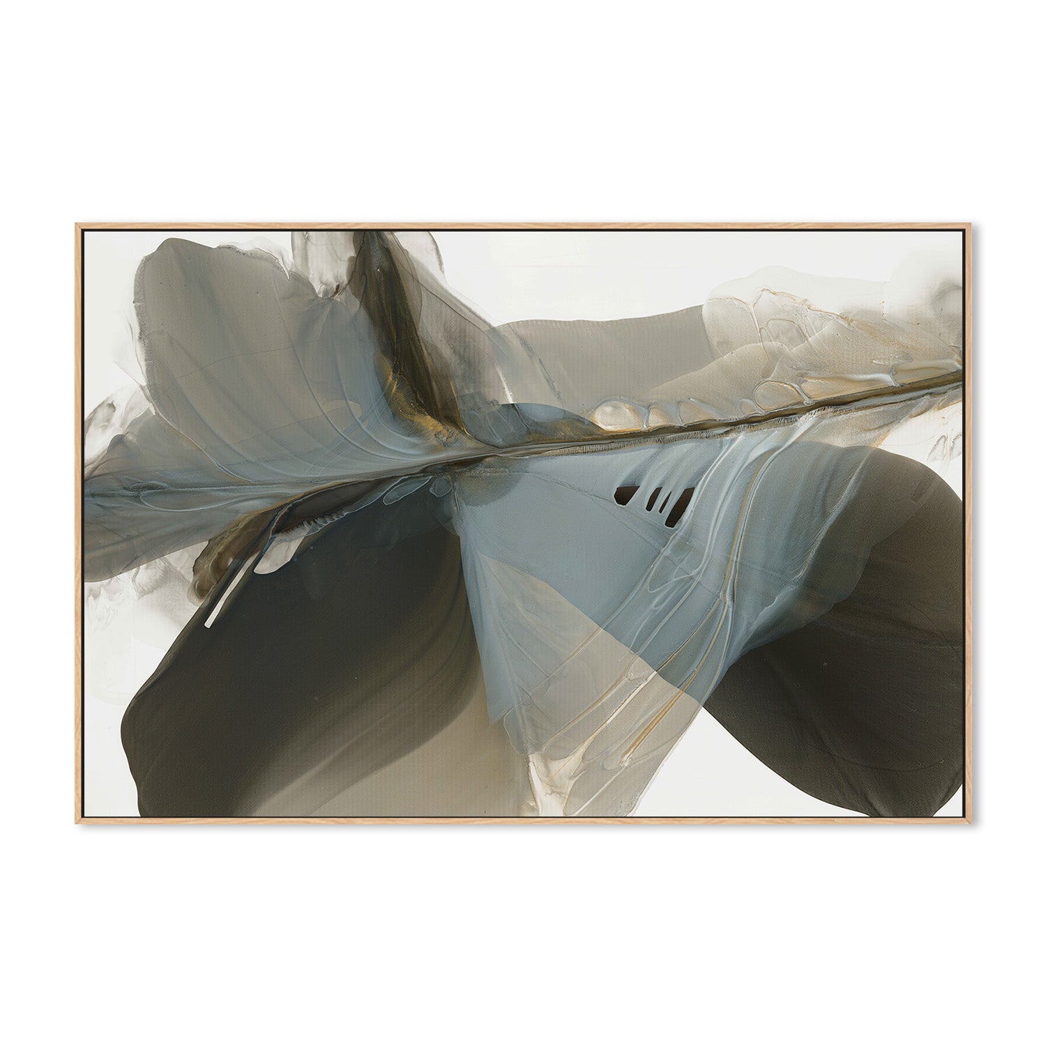 wall-art-print-canvas-poster-framed-Flowing Silhouette of Nature’s Grace-4