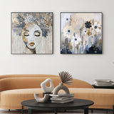 wall-art-print-canvas-poster-framed-Fluer, Style A & B, Set Of 2 , By Bella Eve-2