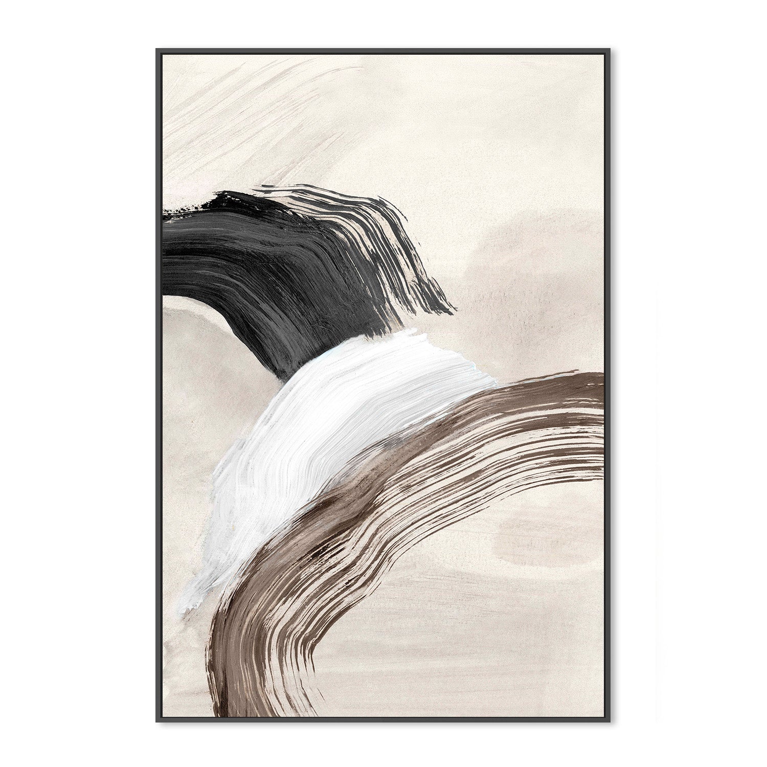 wall-art-print-canvas-poster-framed-Fluid Brushstroke Harmony, Style B-3