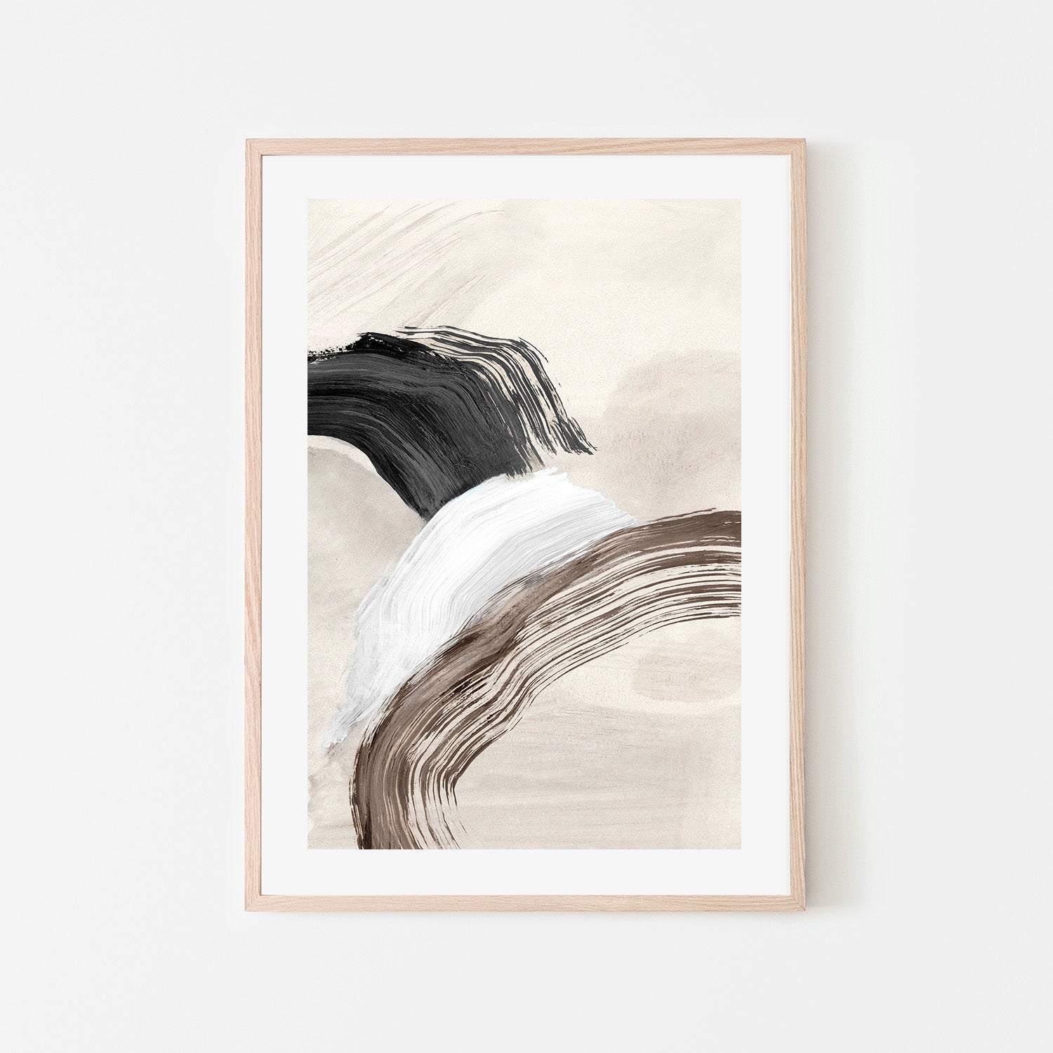 wall-art-print-canvas-poster-framed-Fluid Brushstroke Harmony, Style B-6