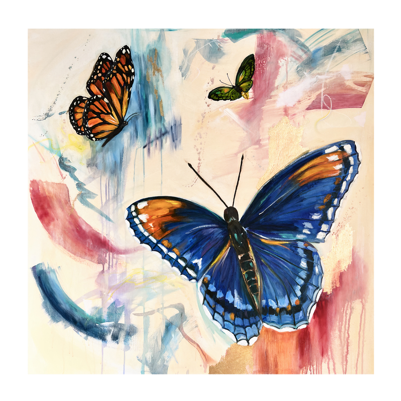 wall-art-print-canvas-poster-framed-Fluttering Dreams , By Emily Birdsey-1