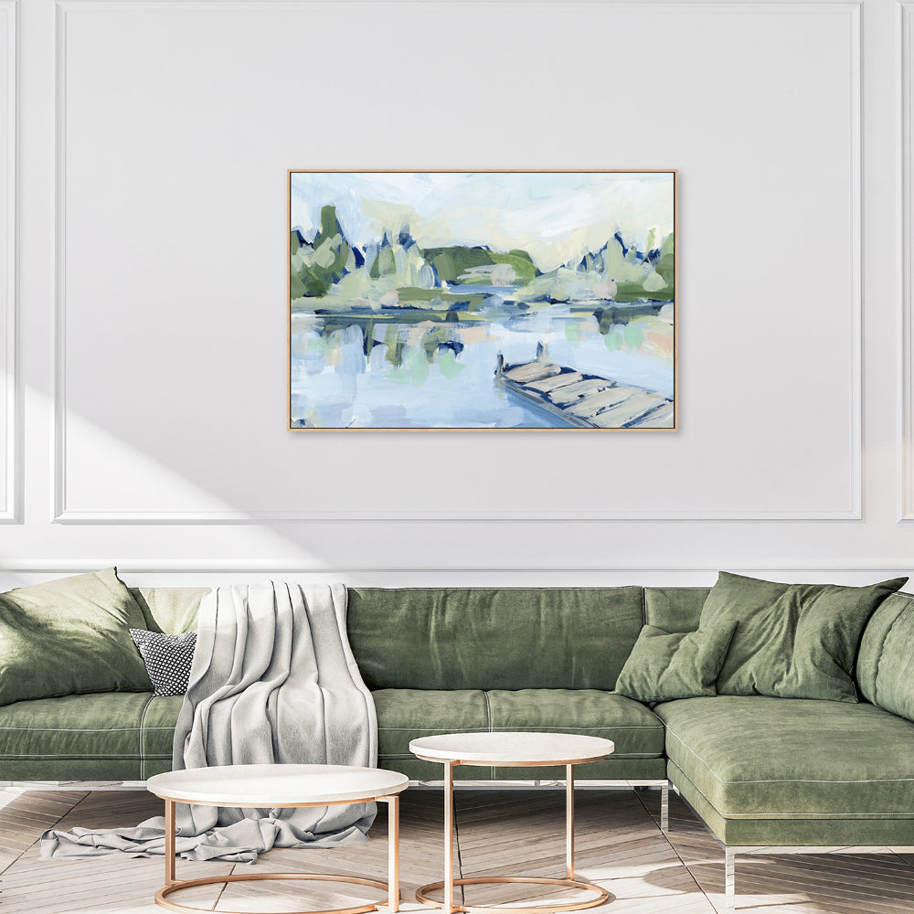 wall-art-print-canvas-poster-framed-Fly Fishing Oasis , Style B, By Jetty Home , By Jetty Home-2